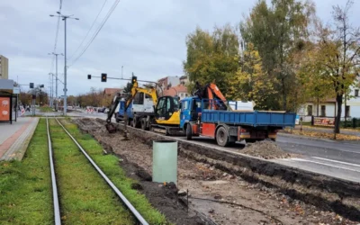 Dostawa wkładek przyszynowych dla modernizacji torowiska tramwajowego. TRAKCJA