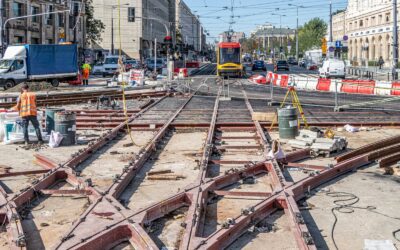 Dostawa wkładek betonowych dla szyny 105C1 – Warszawa